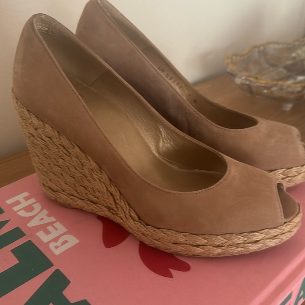 Stuart Weitzman wedges bought in Palm Beach from the summer 2023 collection!